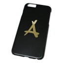 アルムナイクロージング iPhone 6 ケース ブラック×ゴールドロゴ "Tha Alumni Clothing 24K iPHONE 6 Black" 