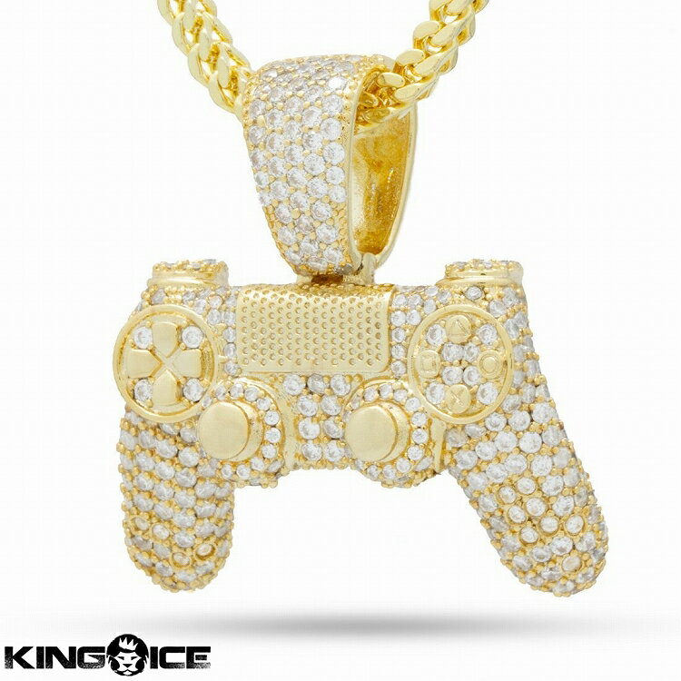 King Ice×PlayStation キングアイス プレイステーション ネックレス ゴールド VVS Diamond 