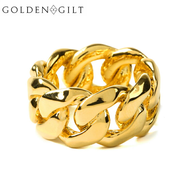 ゴールデンギルト Golden Gilt デザインバイティーエスエス Design By TSS マイアミキューバンリンク リング ゴールド Cuban Link Ring アクセサリー 男女兼用 ユニセックス メンズ レディース