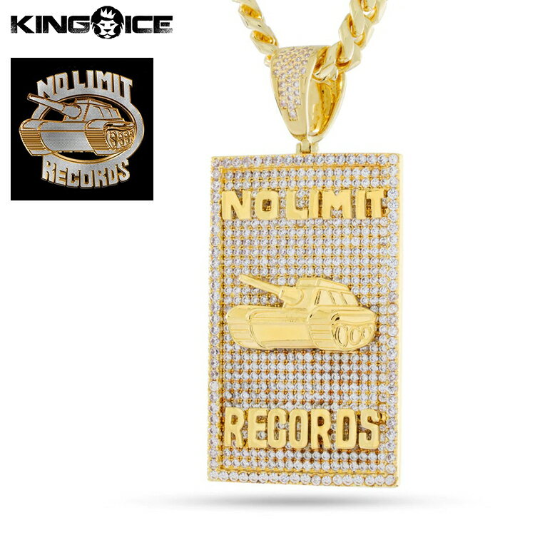 King Ice×No Limit Records キングアイス ノーリミットレコード ドッグタグ ネックレス ゴールド VVS D..