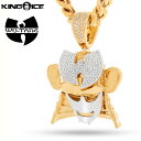 Wu-Tang x King Ice キングアイス ウータンクラン サムライ アイコン ネックレス VVS Diamond Wu Samurai Necklace マイアミキューバン 喜平 チェーン アクセサリー 金メッキ メンズ レディース