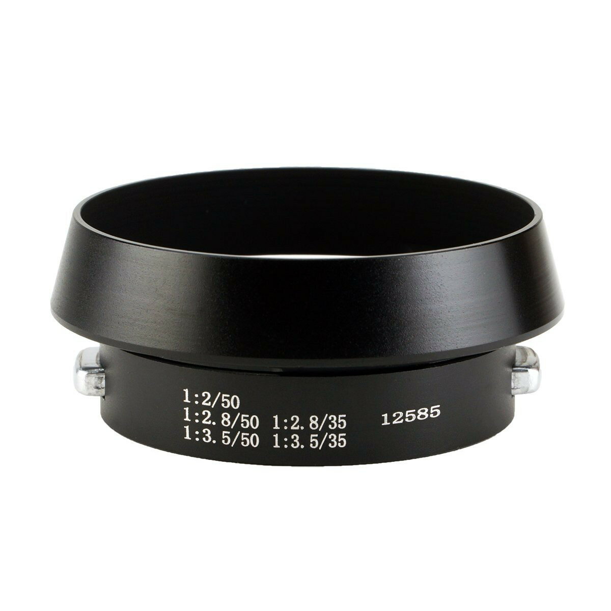 ライカ(Leica) M型用 メタルレンズフード 12585 (M2/50、M2.8/50、M3.5/50、M2.8/35、M3.5/35用)［焦点工房厳選］