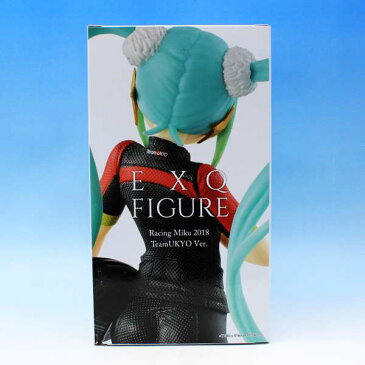 初音ミクレーシングVer. EXQフィギュア「レーシングミク 2018 TeamUKYO応援Ver.」 フィギュア ボーカロイド チーム 右京 グッズ 模型 プライズ バンプレスト （ポスターおまけ付き） 【即納】【数量限定】