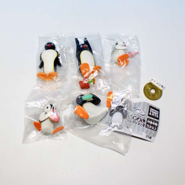 ピングーとピンガ なかよしコレクション2 キャラクター 南極 ペンギン フィギュア グッズ ガチャ タカラトミーアーツ（全5種フルコンプセット＋DP台紙おまけ付き）【即納】【数量限定】