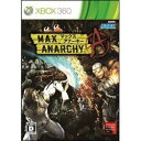 【在庫あり★新品】Xbox360ソフト マックス アナーキー MAX ANARCHY (セ