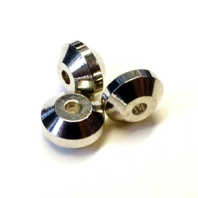 真鍮ビーズ ツヤ コマ 11.4gのグラム販売(20個入り) スタイリッシュ アクセサリーパーツ 手作り ハンドメイド 材料