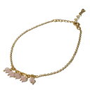 \半額★50%OFF/アンクレット チェーン カッティングビーズ 爽やか 夏アクセ レディース