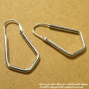 シルバーピアス シンプルな多角形のフープピアス シルバー925 silver925 シルバーアクセサリー ループピアス レディースピアス 五角形