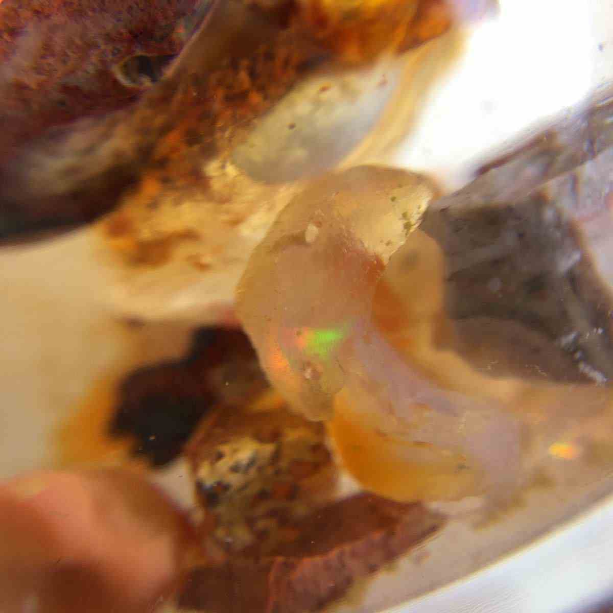 商品NO_20825 メキシコ産 ファイヤーオパール オパール メキシコオパール ...