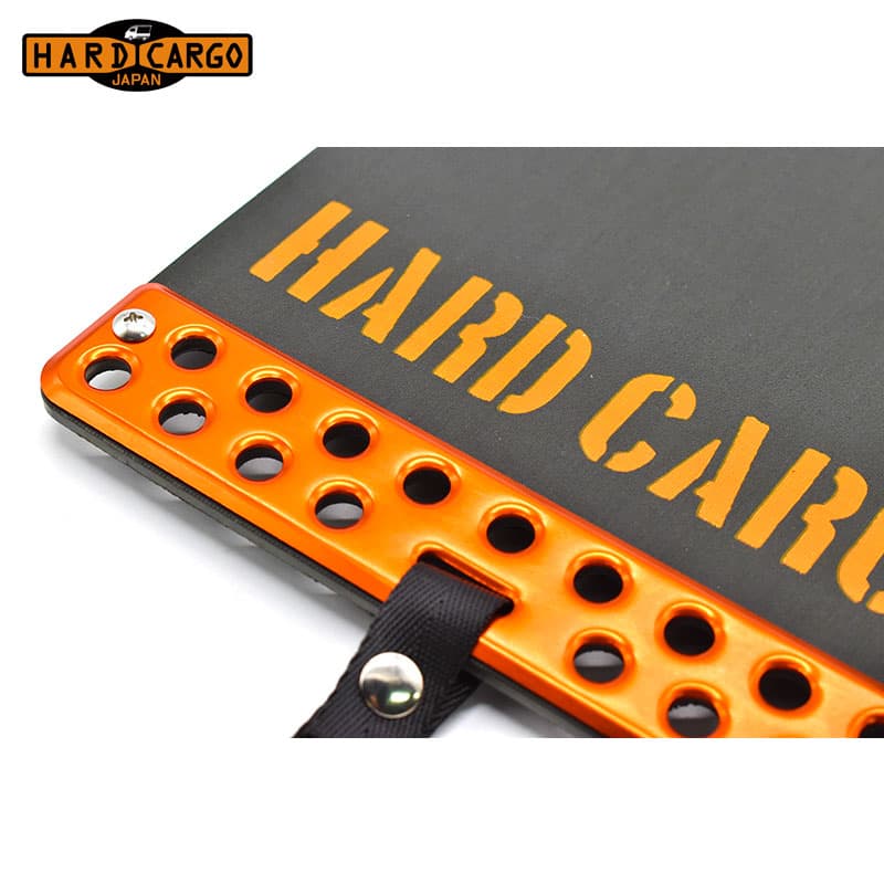 HARD CARGO ハードカーゴ マッドフラップ オレンジアルマイト×オレンジロゴ 2枚/セット ハイゼット (S500P、S510P) キャリイ(DA16T、DA63T) 北海道・沖縄・離島は要確認