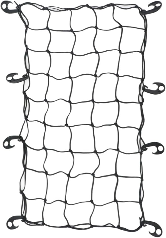 樂天商城 - キャリーワゴン用ネット カーゴネット フック8個付き 汎用 伸縮タイプ 90×50cm (最大180×100cm) 荷物固定 荷崩れ防止