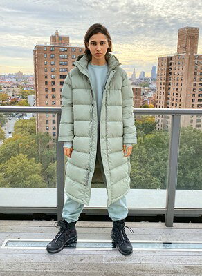 Aritzia アリツィア TNA The Super Puff Long Silent Storm Green aya-farm-10002160 AYA-FARM楽天市場店 サンプル画像2