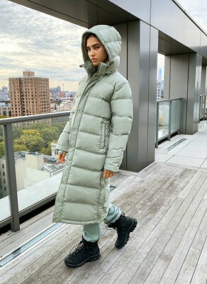 Aritzia アリツィア TNA The Super Puff Long Silent Storm Green aya-farm-10002160 AYA-FARM楽天市場店 サンプル画像3