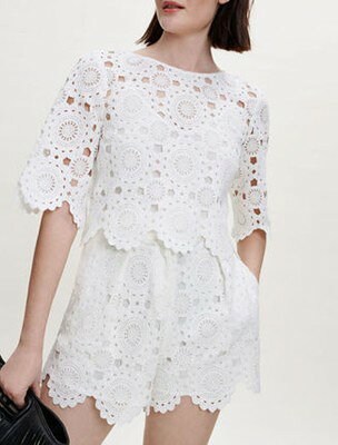  maje Guipure top トップス
