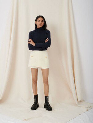 maje　TWEED-STYLE TROMPE-L SHORTS　パンツ