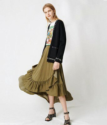  maje KNIT CARDIGAN WITH EYELETS カーディガン