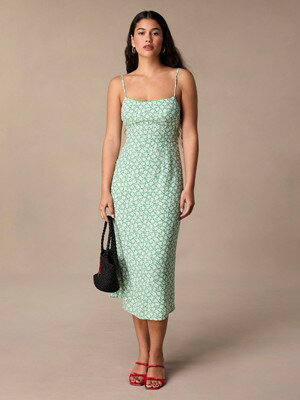 Rouje ルージュ ANNICK DRESS LACE-UP BACKLESS MIDI DRESS ワンピース