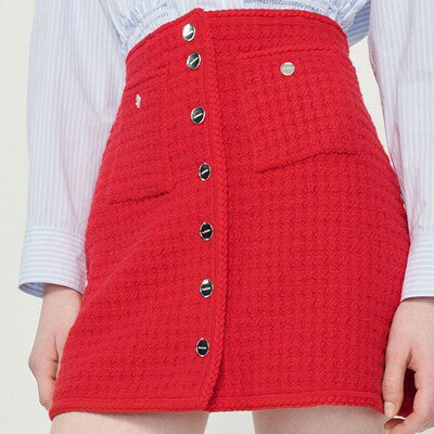  sandro サンドロ Short knitted skirt スカート