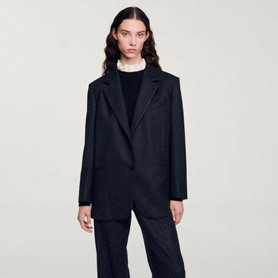  SANDRO サンドロ Oversized suit jacket ジャケット