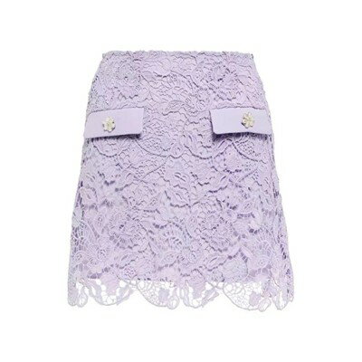 Self-Portrait セルフポートレート Lilac Guipure Mini Skirt スカート