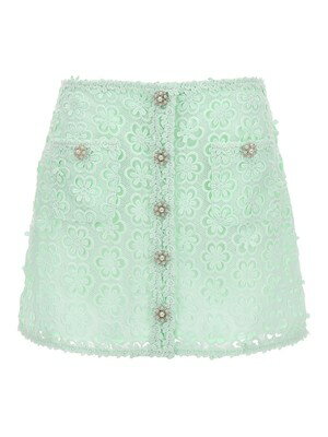 Self-Portrait セルフポートレート daisy guipure mini skirt スカート セットアップ