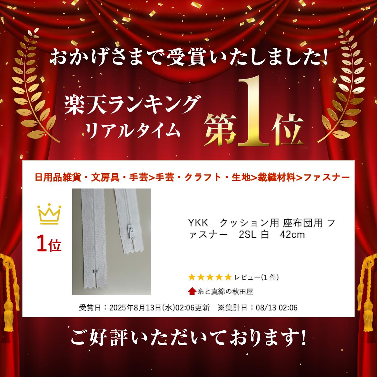 YKK�����å������ �������� �ե����ʡ���2SL ��42cm