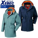 ジーベック 防寒コート 756 作業服 作業着【秋冬向け】【防寒コート】 防寒着 防寒服 ユニフォーム 755シリーズ【4L-5L】