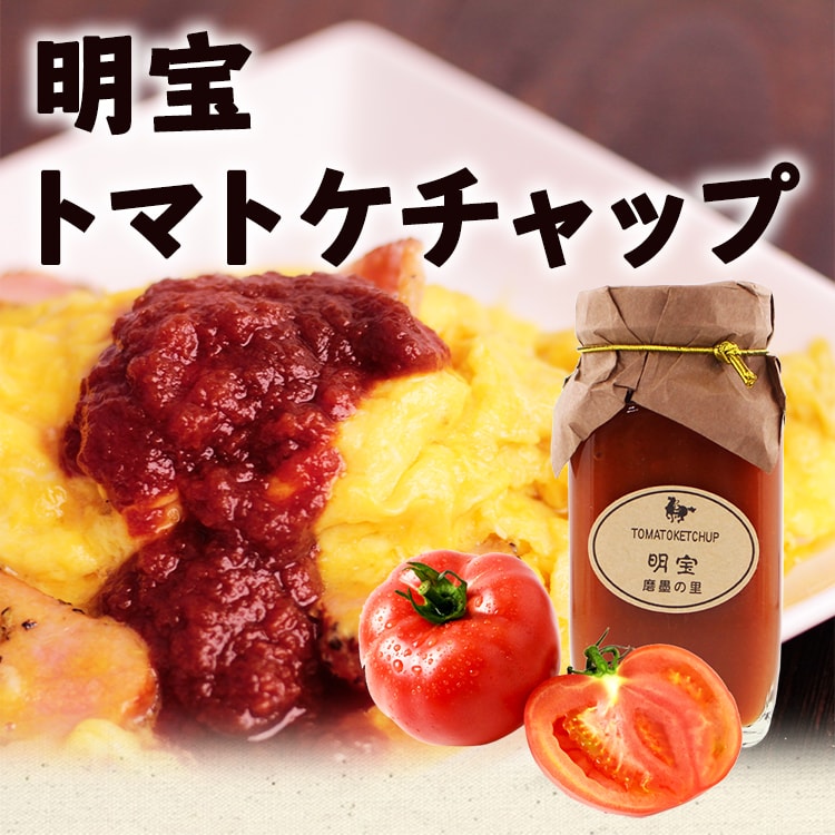 明宝トマトケチャップ 明宝レディース とまと 瓶 岐阜産 国産 azusaya-10000181 あずさ屋 サンプル画像2