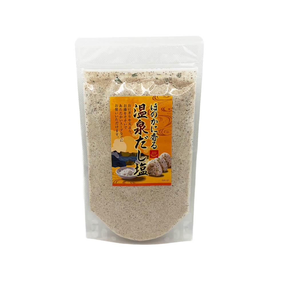 乐天商城 - ほのかに香る 温泉だし塩 万能調味料 煮干し イワシ 出汁塩 だし しお 塩 おにぎり 天ぷら スープ 隠し味 万能だし (ポスト投函-2)