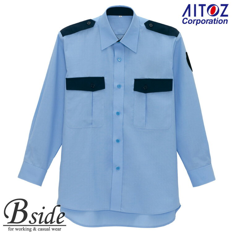 樂天商城 - アイトス【AITOZ 67035】★長袖シャツ 機能性と快適性を追求したプロ仕様警備服