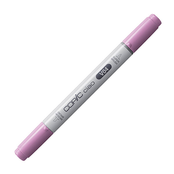 コピックチャオ V04 1本 単品 ライラック Lilac 紫 バイオレット パープル COPIC ciao マーカー コミック 漫画 イラスト