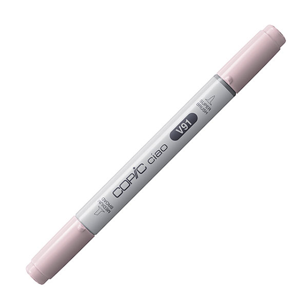 コピックチャオ V91 1本 単品 ペール・グレープ Pale Grape 紫 バイオレット パープル COPIC ciao マーカー コミック 漫画 イラスト