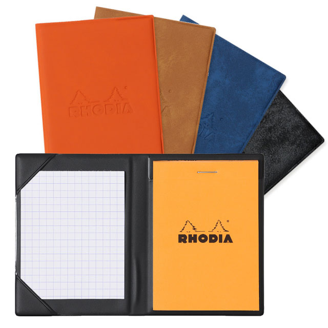 ロディア PVCハードカバー No.11 RHODIA カバー付きメモ 8.3×11.8cm