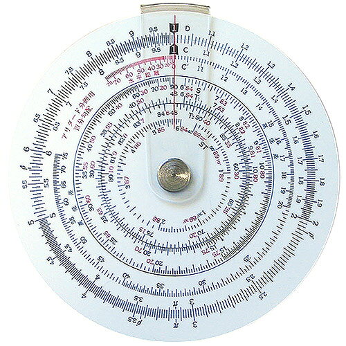 円形計算尺 スタジア計算器 計算盤 デザイン文具 事務用品 製図 b-town-10000237 ブックカバー・文具専門店Bタウン サンプル画像2
