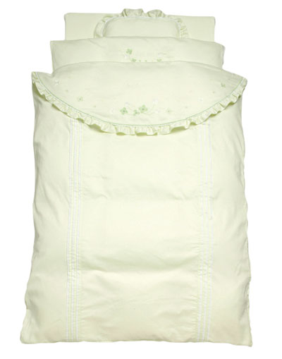 *ルーム・西川リビング*ベビー組布団13点セット　ベビーフィール　シロツメグサ