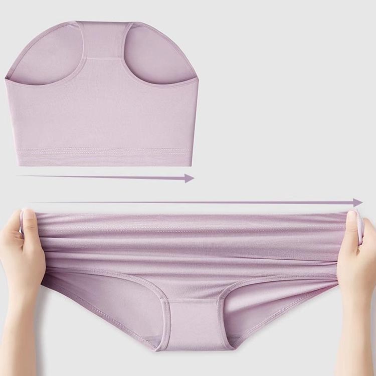 20枚セット 使い捨てショーツ レディース 使い捨て 綿 コットン ショーツ ハイウエスト 使い捨て下着 綿 除菌 通気 吸湿 柔らか 快適 伸縮 女性用 旅行用下着 旅行 出張 業務 施術用 入院 看病 介護 スポーツ 避難 妊娠 携帯 便利 パープル 送料無料 babymon-10003064 minimon shop サンプル画像2