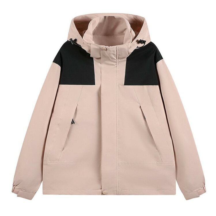 ウンテンパーカー レディース メンズ 男女兼用 春 秋 防水 防風 アウトドア ジャケット ウィンドブレーカー 登山 釣り キャンプ ウォーキング 撥水 ブルゾン 無地 配色 ライトアウター 通気性 フード付き ジップアップ 大きいサイズ 薄手 おしゃれ バイク用 春 春服 babymon-10003259 minimon shop サンプル画像3