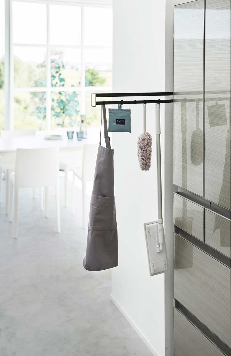 冷蔵庫横収納 山崎実業 正規品 tower タワー マグネット冷蔵庫横隠せるスライドフ...