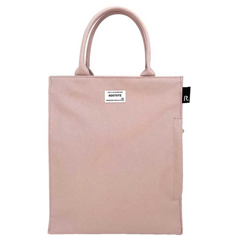 2024新作 トートバッグ 正規品 ROOTOTE ルートート SN.アーキャトル.ハードワーカー-A 手持ちや腕掛け、肩掛けに！ レディーストート 縦型 スクエア 無地 トート バッグ SN.A-quatre Hard Worker 1318 ピンク