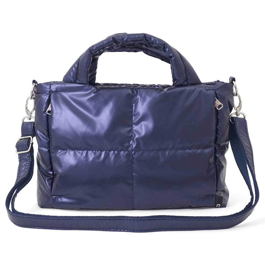 2024新作 ショルダーバッグ 正規品 ROOTOTE ルートート フェザールー FE.ベビールー.カロ-B トート＆ショルダーの2way仕様 外ポケット ミニトート 小さめ ストラップ ショルダートート FEATHER ROO babyroo 1340 エッグプラント