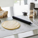 キッチンツール 山崎実業 正規品 tower タワー スケッパー付きシリコーンめん棒 スケッパー付きめん棒 スケッパー めん棒 調理器具 調理ツール 1412 ...