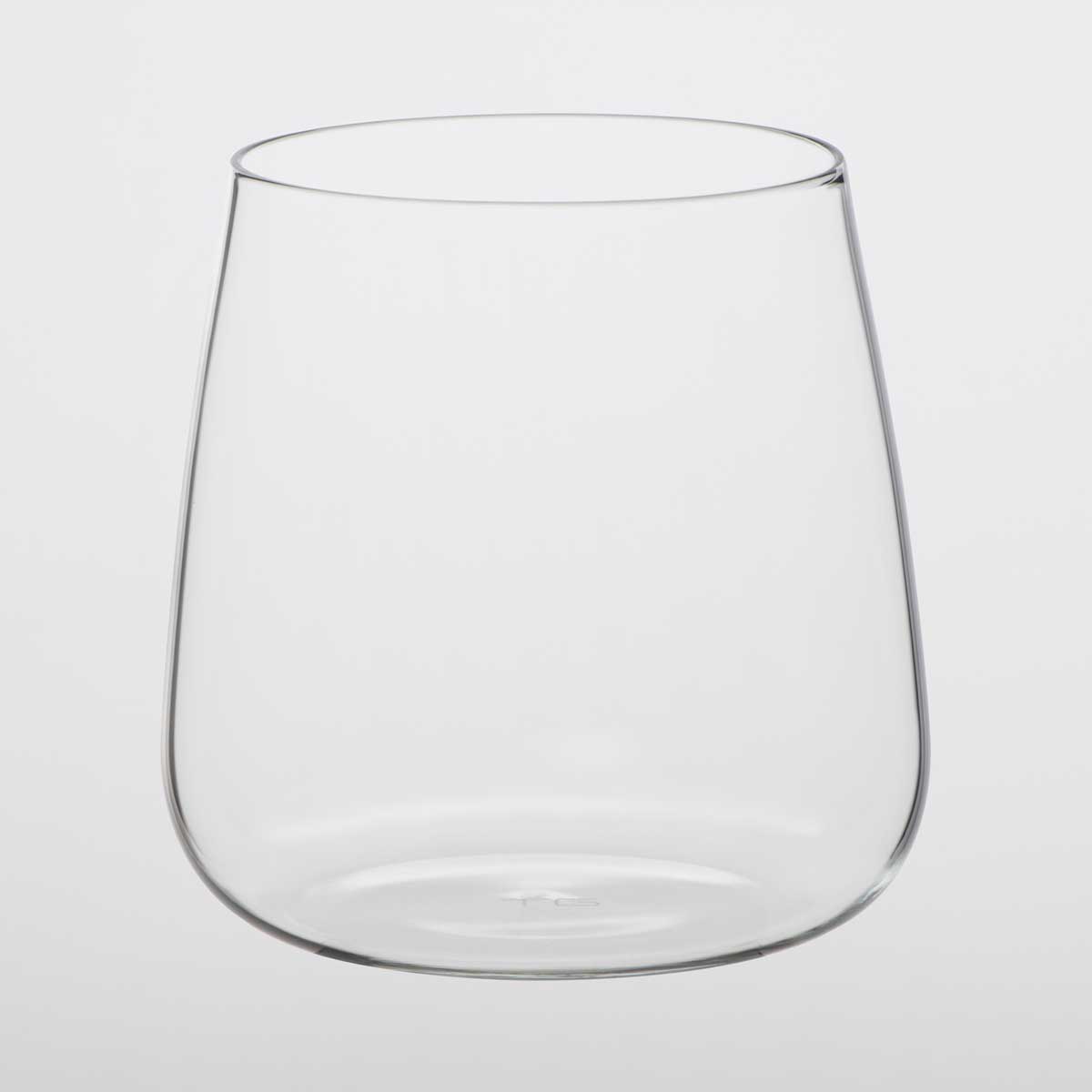 ワイングラス ティージー TG 深澤直人 Heat-resistant Stemless White Wine Glass 360ml 標準以上のハイクオリティーを 耐熱ガラス ギフト 耐熱ガラス 脚なし 白ワイングラス 360ml クリア