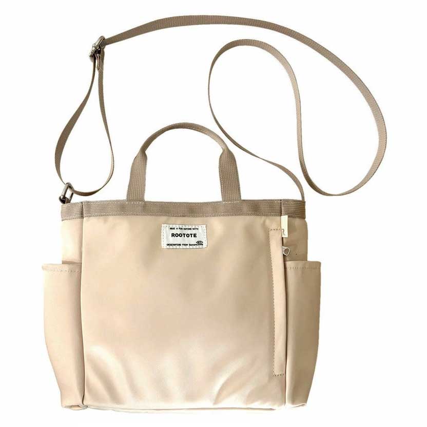 ミニトート 正規品 ROOTOTE ルートート SN.ベビールー.エヌスペシャル-A 軽量ながら自立するミニバッグ 肩掛け 斜め掛け ミニバッグ ショルダーバッグ babyroo Nothing Special 1042 ピーチ