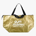 トートバッグ gym master ジムマスター 正規品 PPトートバッグ 軽量で丈夫な大容量トート カナダ キャンプ ピクニック エコバッグ トート バッグ 大容量 ファスナー開閉 ゴールド