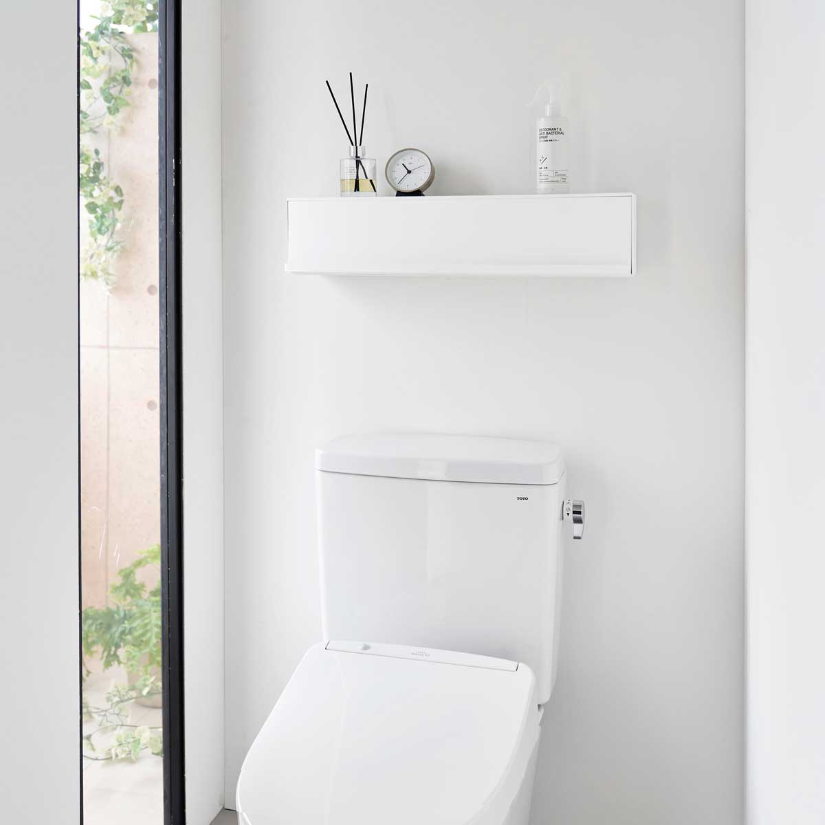 トイレ収納 山崎実業 正規品 tower タワー ウォール隠せるトイレ壁収納 石こうボード壁対応 石こうボー..