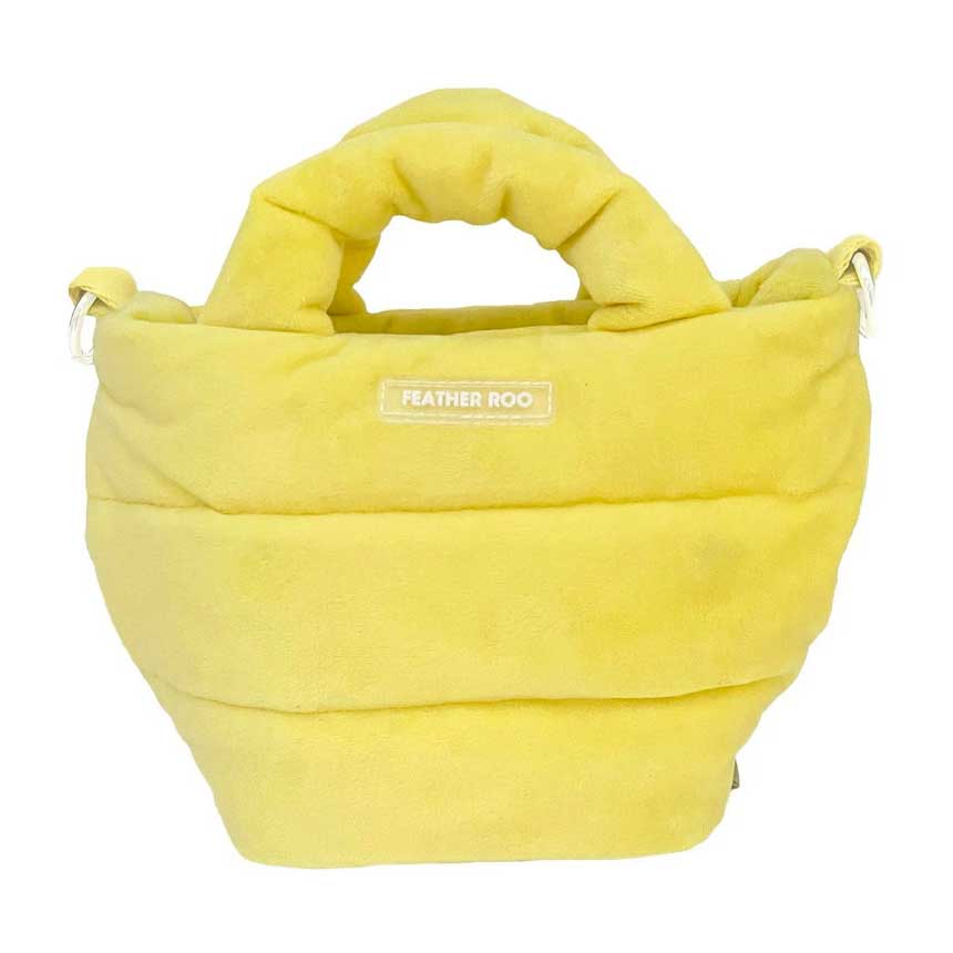 2025新作 ショルダーバッグ 正規品 ROOTOTE ルートート FE.べビール-.フラッフィポップーA かわいいミニミニサイズ！ ミニトート ミニバッグ 小さめ ショルダートート babyroo 3688 イエロー