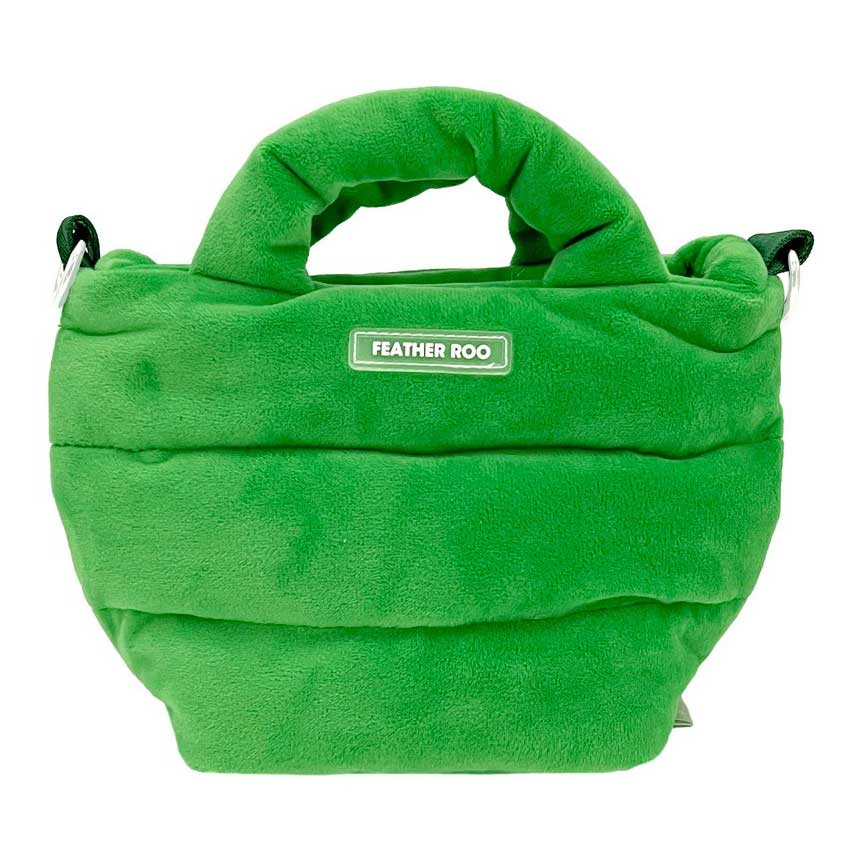 2025新作 ショルダーバッグ 正規品 ROOTOTE ルートート FE.べビール-.フラッフィポップーA かわいいミニミニサイズ！ ミニトート ミニバッグ 小さめ ショルダートート babyroo 3688 グリーン
