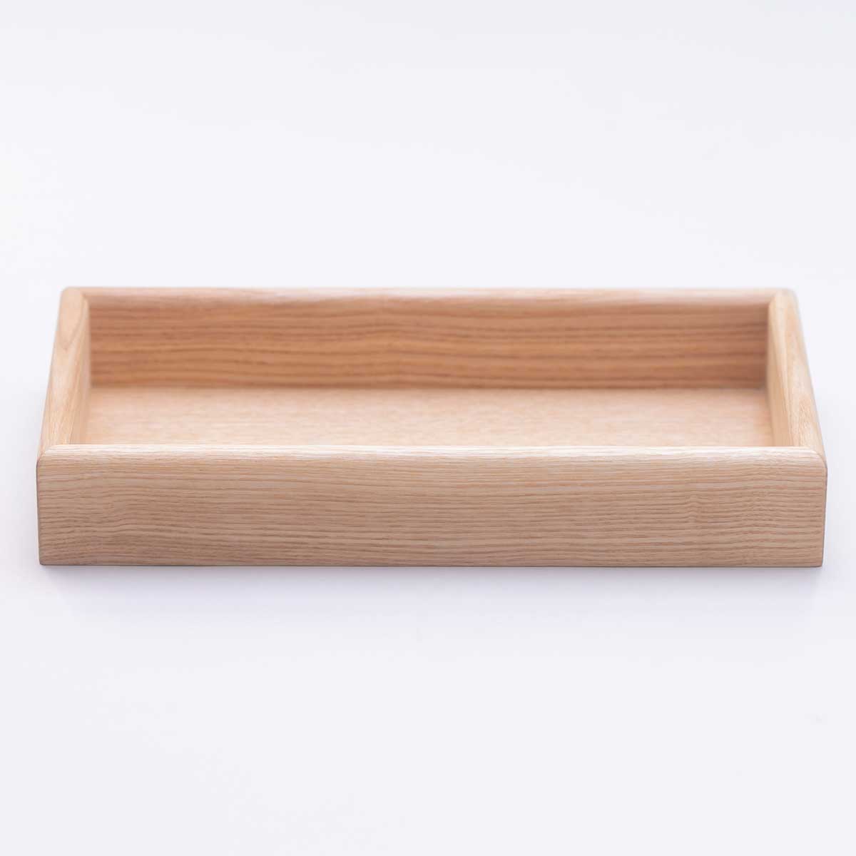 木箱 100％ 100パーセント 100percent HAKO - Small 丁寧に作られた木箱 高級 小物入れ 浅型 手作り 日本製 ハコ スモール タモ材