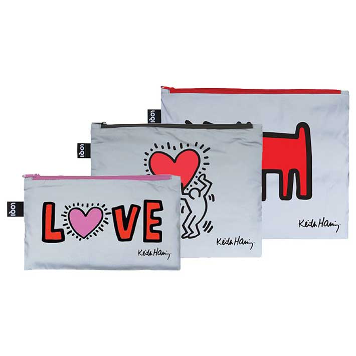 �ݡ������å� ������ LOQI �������� Zip Pockets Reflective �ե����ʡ��դ� �礭�� ������ �ȥ�٥�ݡ��� ���ѥݡ��� ȿ�� ���å�...