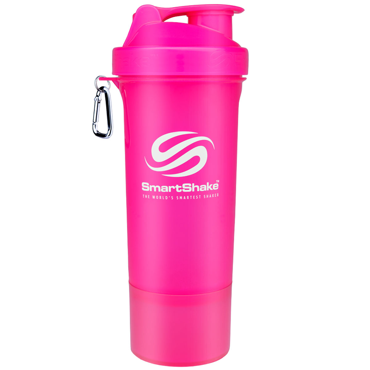 プロテインシェイカー SmartShake Slim 500ml 多機能 スマートシェイク スリム NEON ピンク